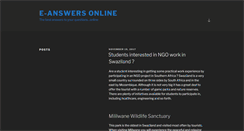Desktop Screenshot of e-answersonline.org